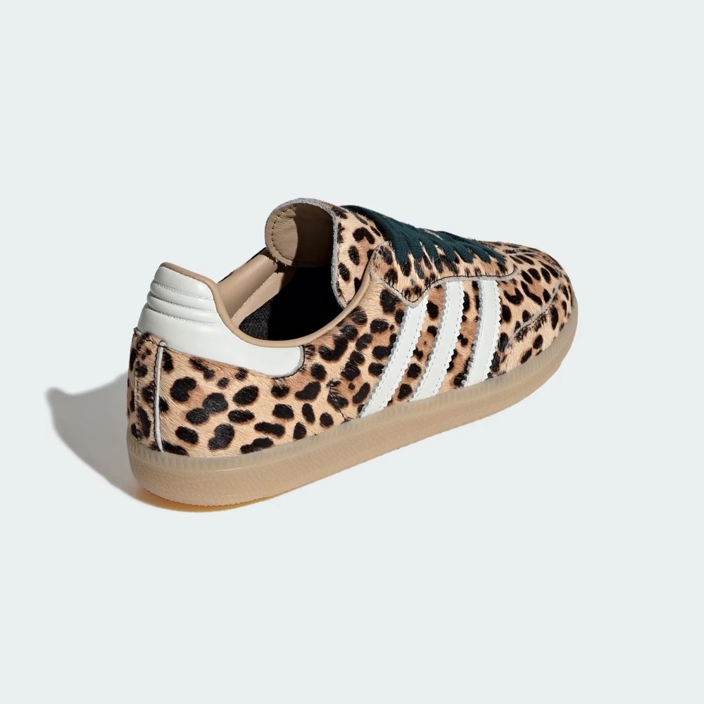 adidas Samba OG Women's Size 7.5 Shoes Leopard Print Magic Beige Sneakers KI6674 - Picture 7 of 10